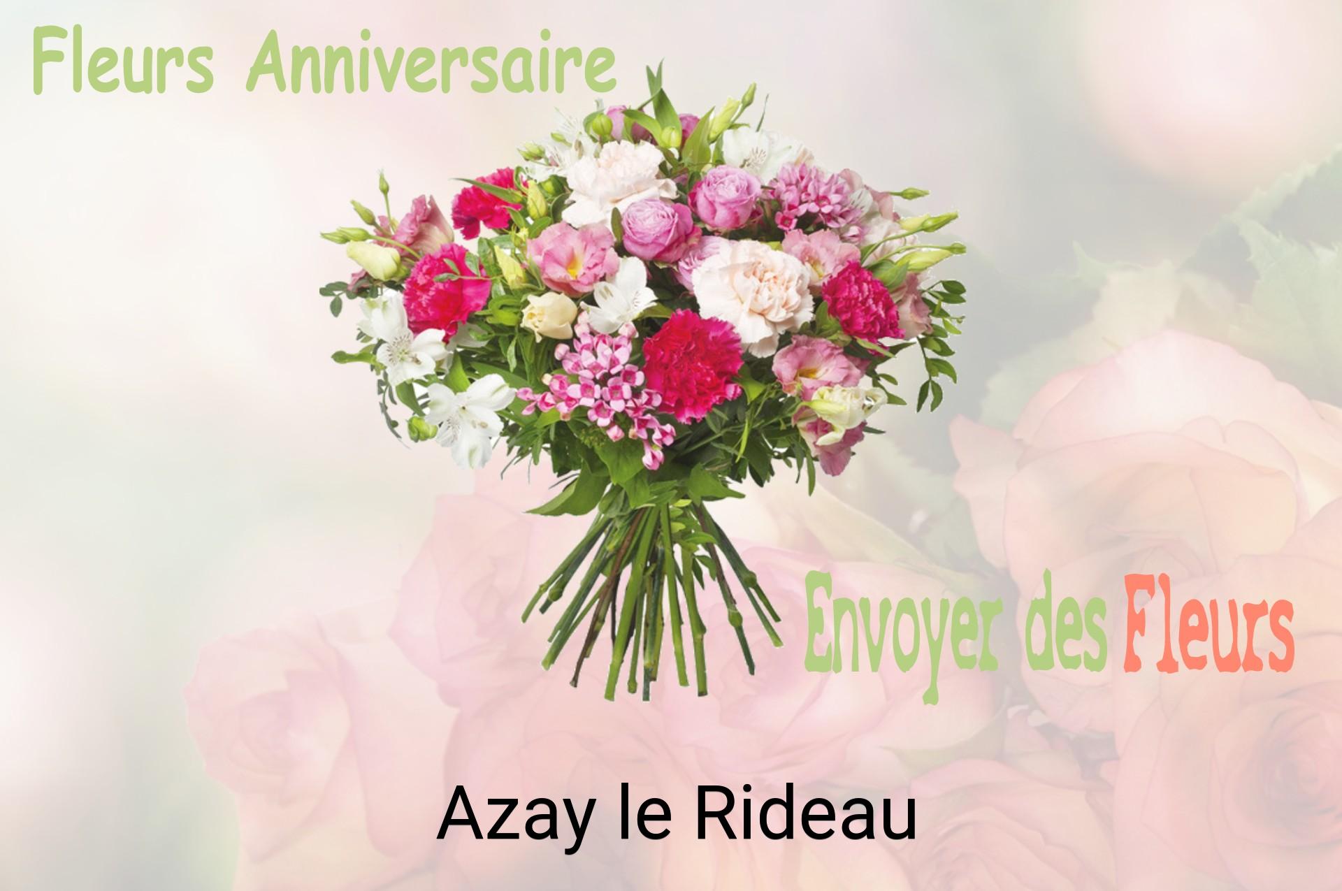 Bouquet de fleurs d’anniversaire livré à Azay-le-Rideau