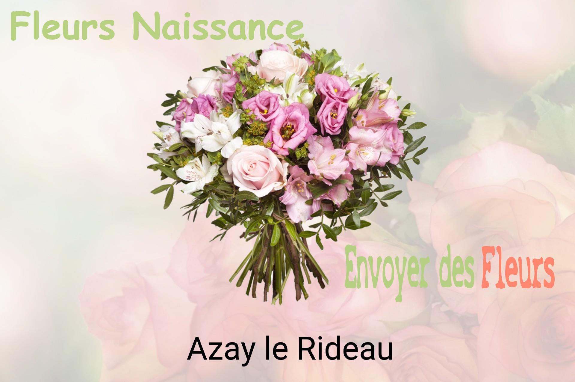 Bouquet de fleurs de naissance livré à Azay-le-Rideau